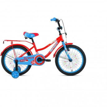 Велосипед FORWARD FUNKY 18 (2020) красный/голубой Велосипед FORWARD FUNKY 18 (2020) красный/голубой