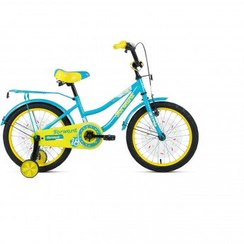 Велосипед FORWARD FUNKY 18 (2022) бирюзовый/желтый Велосипед FORWARD FUNKY 18 (2022) бирюзовый/желтый