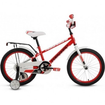 Велосипед FORWARD METEOR 18" (1 ск.) 2023, красный Велосипед FORWARD METEOR 18" (1 ск.) 2023, красный