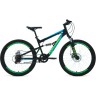 Велосипед FORWARD RAPTOR 24 2.0 disc, рама 15", 2020-2021, черный/фиолетовый RBKW1F146004