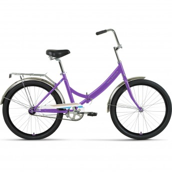 Велосипед FORWARD VALENCIA 24 1.0 (2022) фиолетовый/голубой Велосипед FORWARD VALENCIA 24 1.0 (2022) фиолетовый/голубой