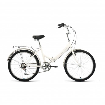 Велосипед FORWARD VALENCIA 24 2.0 (2022) белый/красный Велосипед FORWARD VALENCIA 24 2.0 (2022) белый/красный